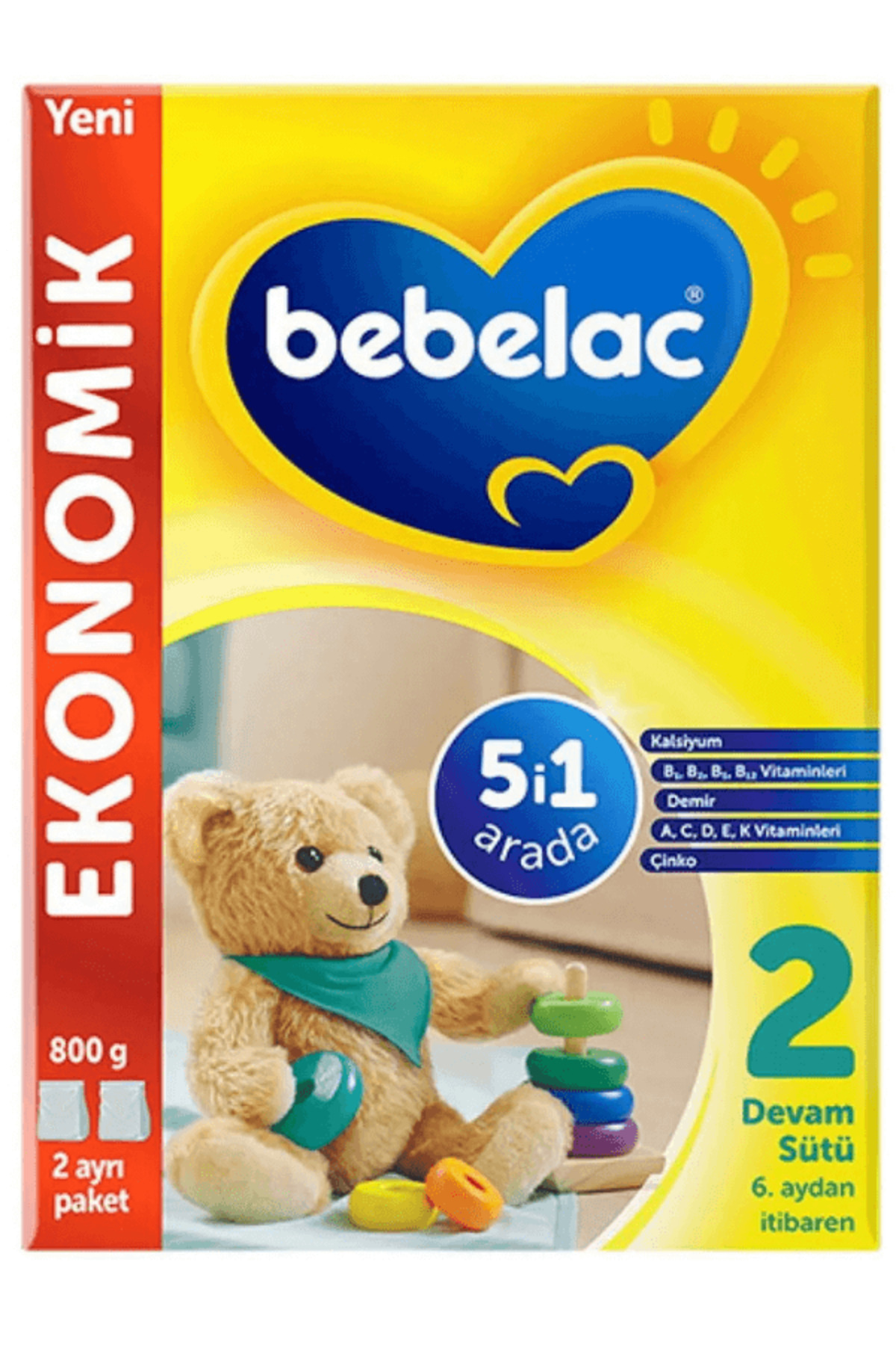 1_org_zoom-115.jpg Bebelac 2 Numara 800 gr Bebek Devam Sütü - Görsel 1