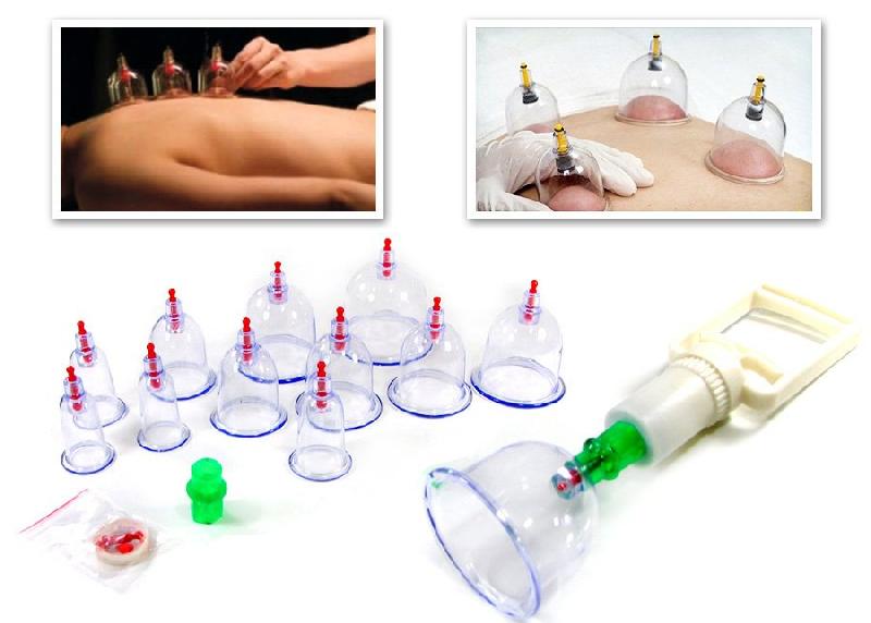 12hac3-1-1 12 parça vakumlu hacamat kupa çekme seti - Görsel 1