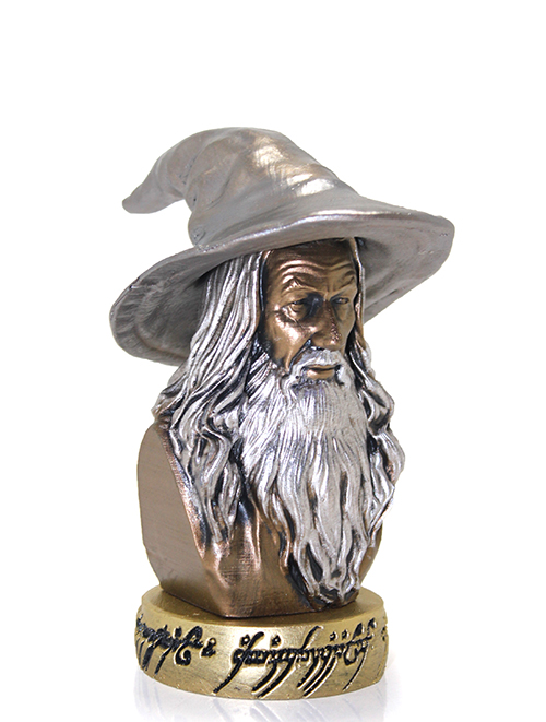 164 Şapkalı Gandalf Büst - Görsel 1