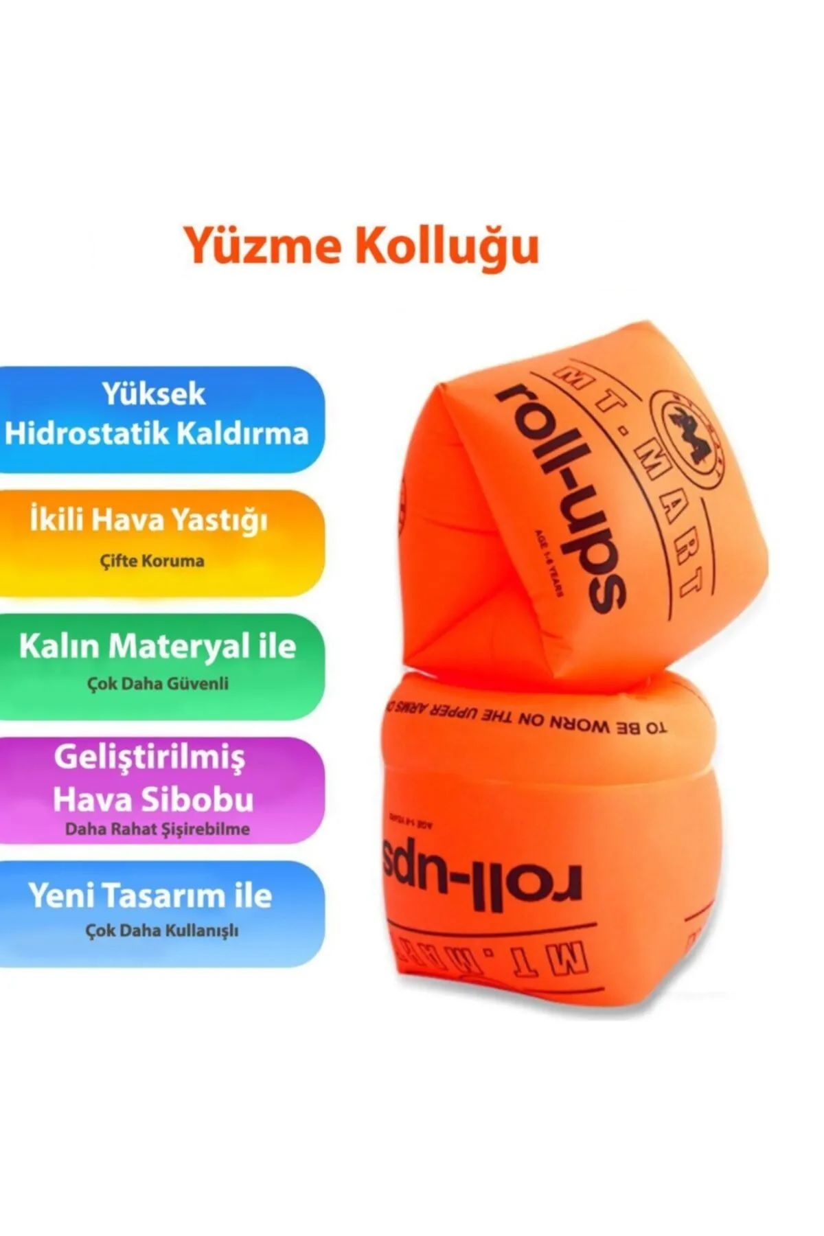 24242414465-1 Şişme Yüzme Kolluğu Her Yaşa Uygun - Görsel 1