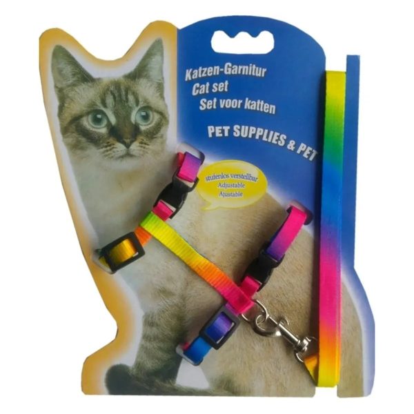 Multicolor Kedi Tasması