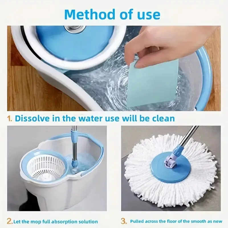 24242417196-1 Zemin Temizleme Ve Parlatma Tableti 20 Adet - Görsel 1