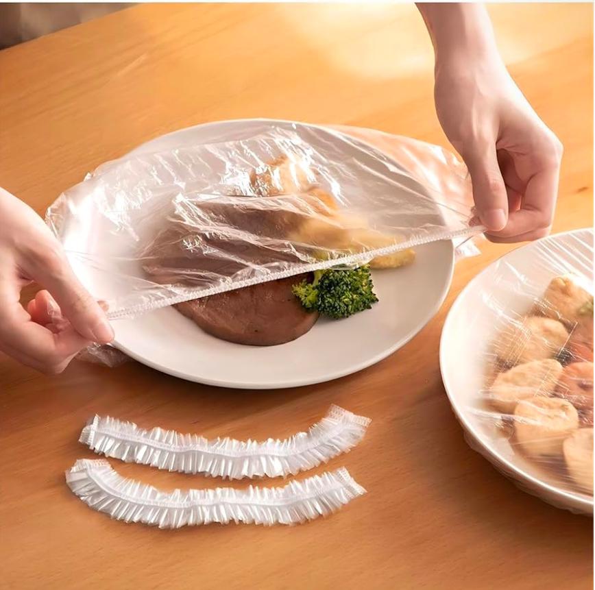 24242426903-1 Lastikli Tencere Ve Tabak Bonesi 100 Adet (22cm) - Görsel 1