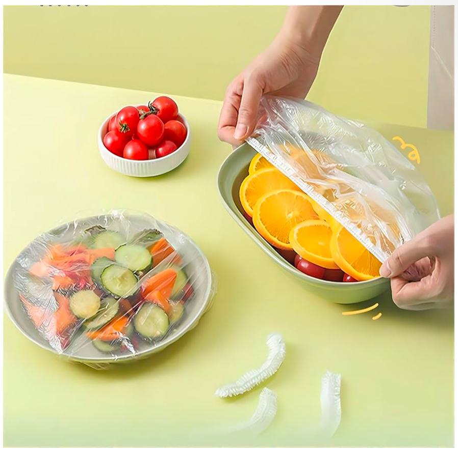 24242426904-1 Lastikli Tencere Ve Tabak Bonesi 100 Adet (24cm) - Görsel 1