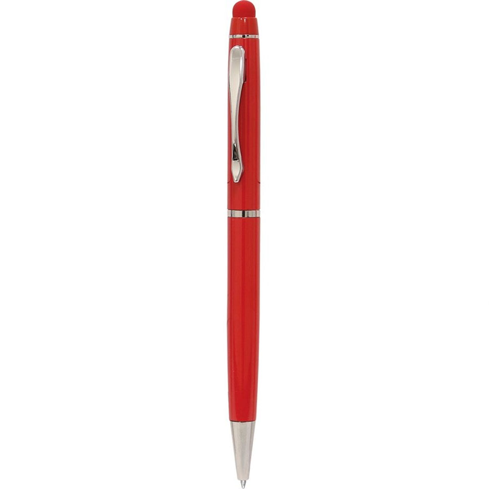 24242449689-1 Kırmızı Touchpen Metal Kalem - Görsel 1