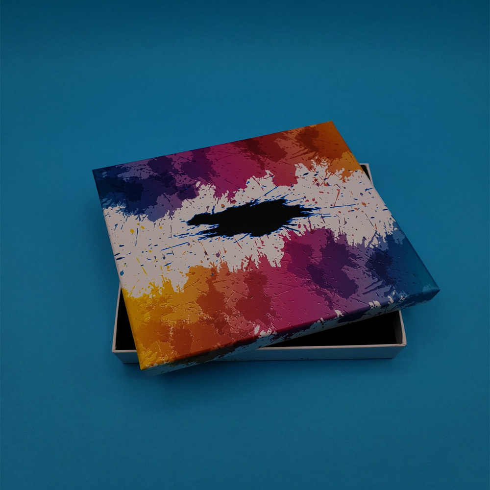 24242450140-1 Renkli Tasarım Hediye Kutusu - Görsel 1