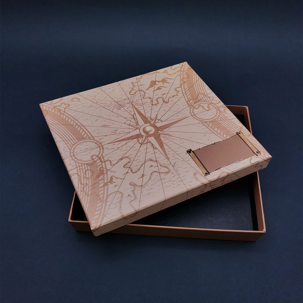 24242450142-1 Pusula Temalı Hediye Kutusu - Görsel 1