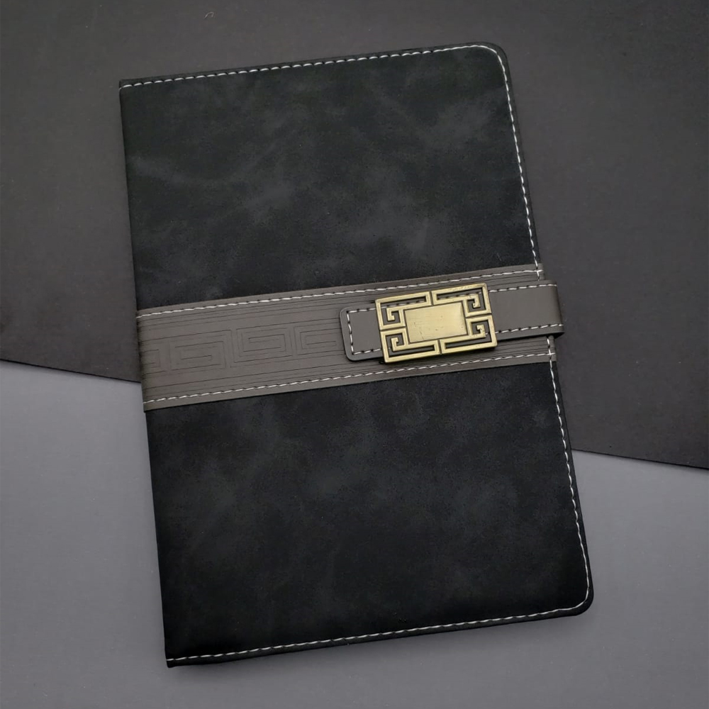 24242450366-1 Tarihsiz Ajanda Defter Siyah Renk - Görsel 1