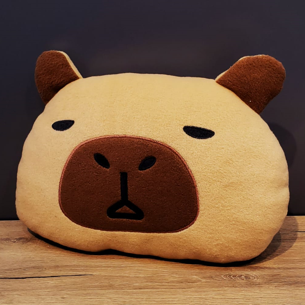24242450894-1 Peluş Capybara Yastık - Görsel 1