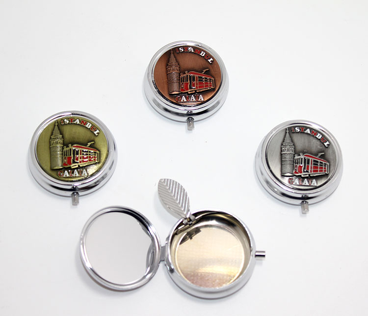 2alk114 Galata Kabartmalı Yöresel Tekli Küllük Kutusu - Görsel 1