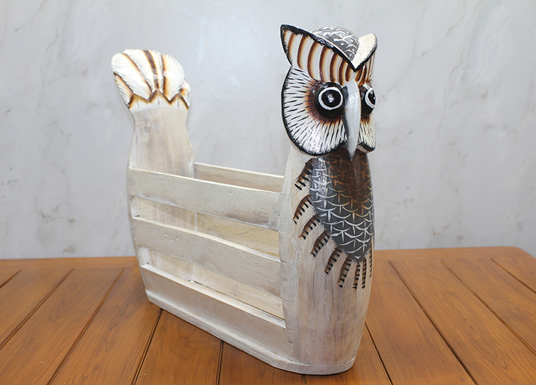 311220298 Ahşap Baykuş Gazetelik - Görsel 1