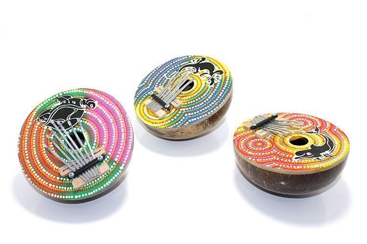 3maracas-6 Coconat Kalimba Model 2 - Görsel 1