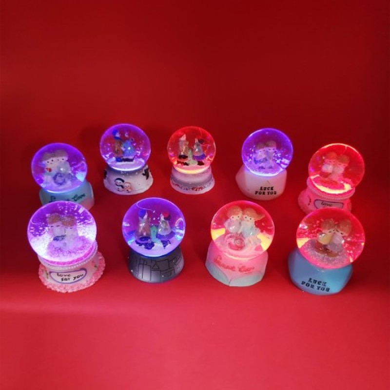 562741431953-1-800x800-1 Dekoratif Mini Boy Sevgililer Kar Küresi - Görsel 1