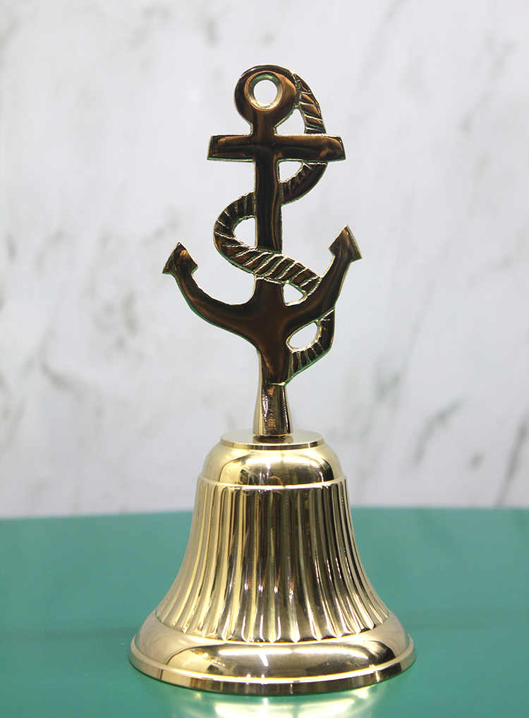 6872 Pirinç Çapalı El Çanı Model 2 - Görsel 1