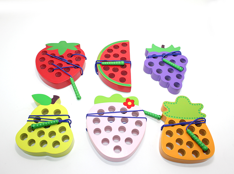 93-1450 Eğitici İp Geçirme Oyunu - Görsel 1