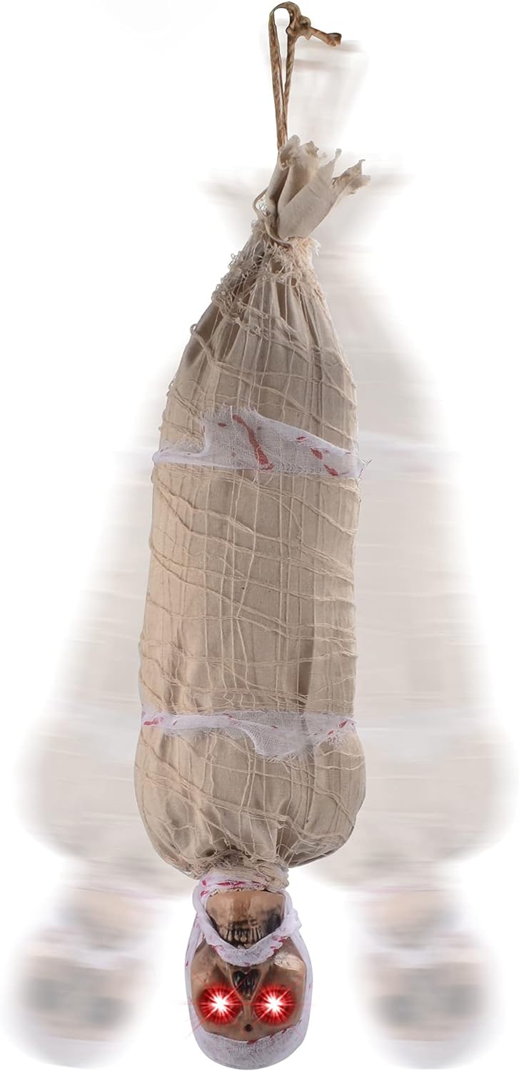 Halloween-Sensorlu-Isikli-Hareke-resim-1863 Halloween Sensörlü Işıklı Hareketli Mumya - Görsel 1