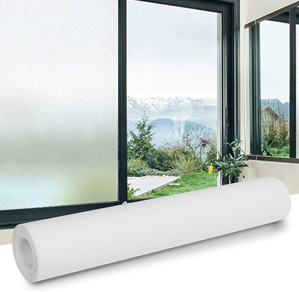 IMG_1056 UV Engelleyici Buzlu Cam Filmi 5 Metre x 60 Cm. - Görsel 1