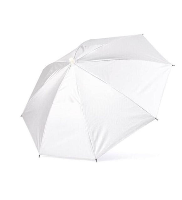 MZ330 Kafa Şemsiyesi Beyaz - Görsel 1