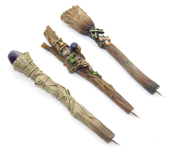 aalk2444 Polyester Tükenmez Kalem Ağaç Temalı - Görsel 1