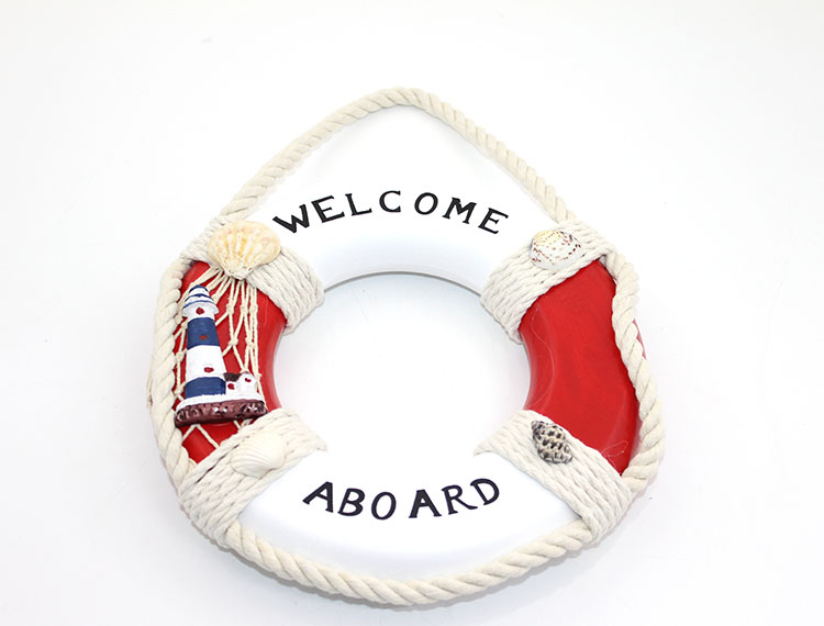 aalk2463 Ahşap Marin Duvara Asmalı Simit Model 2 - Görsel 1