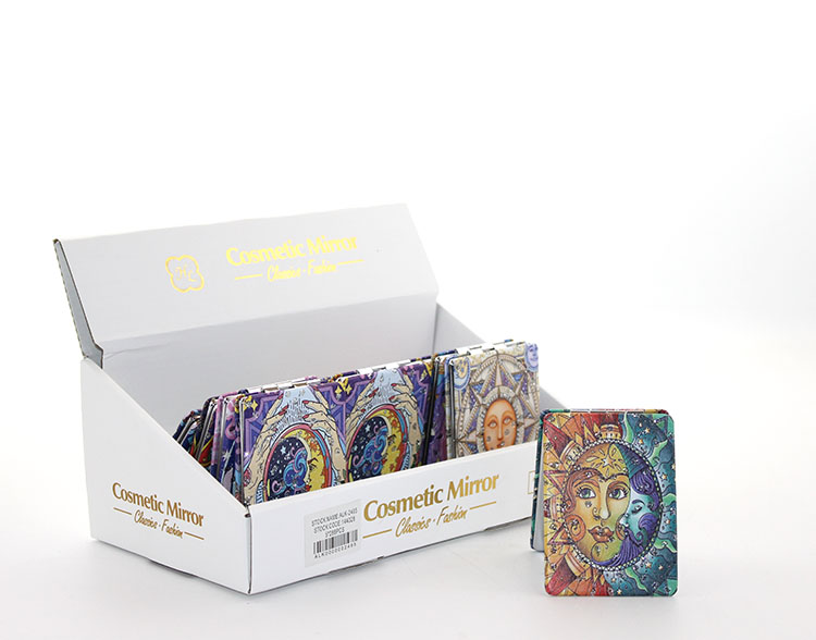 aalk2495 Taşlı El Aynası İnce Model 1 - Görsel 1