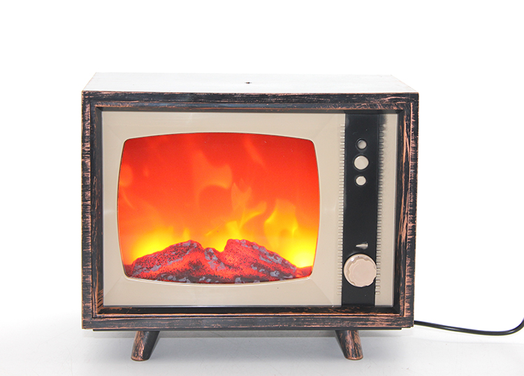 aalk2511 TV Tasarımlı Ledli Şömine Lamba - Görsel 1