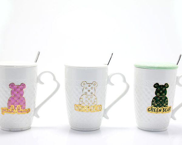 Ayıcık Tasarımlı Porselen Kupa Bardak