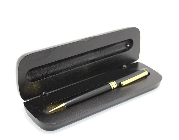 alk1340 Ahşap Kutulu Tükenmez Kalem Model 3 - Görsel 1