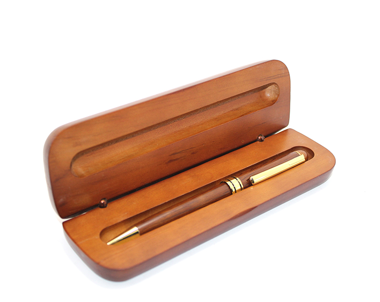 alk1341 Ahşap Kutulu Tükenmez Kalem Model 4 - Görsel 1