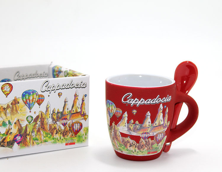 alk1563 Tekli Yöresel Kahve Fincanı Model 2 - Görsel 1