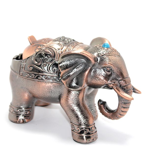 Metal Fil Figürlü Küllük Model 1