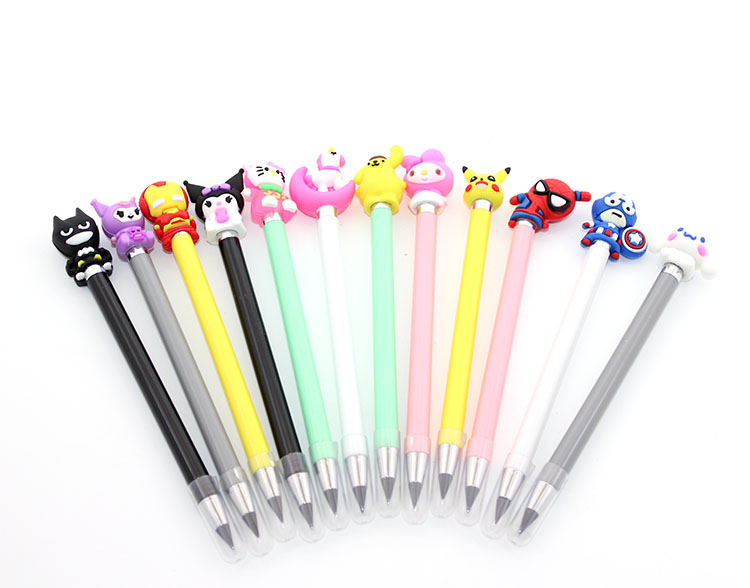 alk1756 Karışık Kahraman Figürlü Kurşun Kalem - Görsel 1