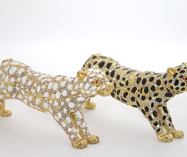 Swarovski Taşlı Tekli Leopar Model 4