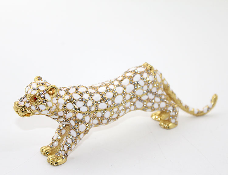 alk1900 Swarovski Taşlı Tekli Leopar Model 5 - Görsel 1