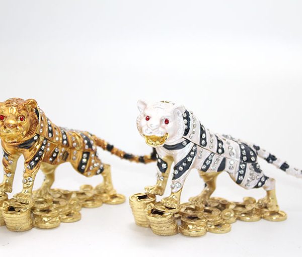 Swarovski Taşlı Tekli Leopar Model 2