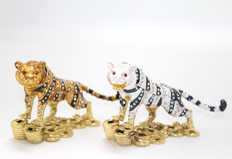 alk1903 Swarovski Taşlı Tekli Leopar Model 2 - Görsel 1