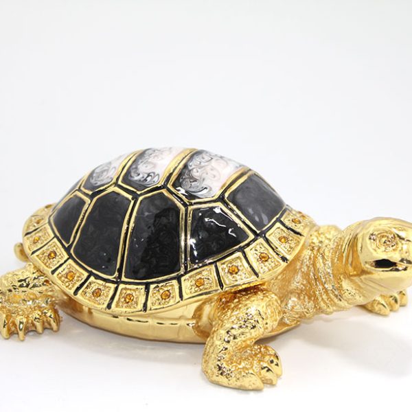 Swarovski Taşlı Kaplumbağa Figürü Model 2