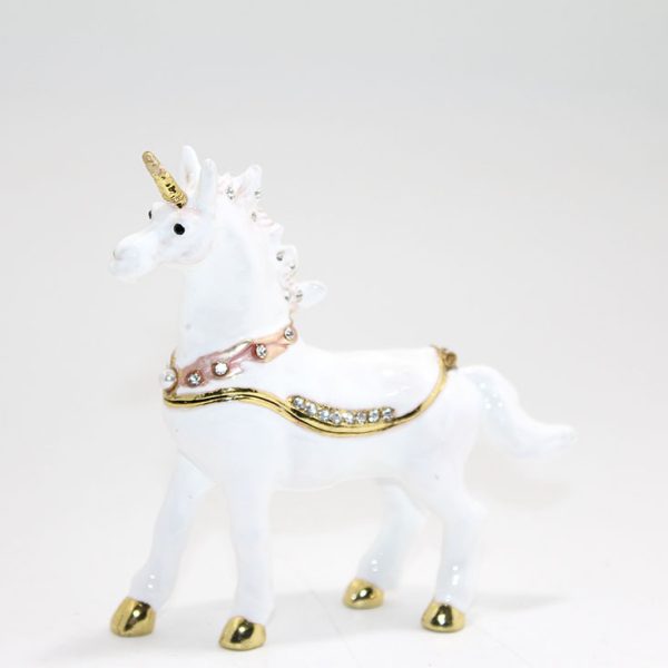 Swarovski Taşlı Tekli Unicorn Figürü