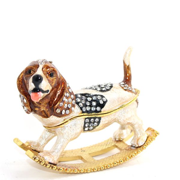 Swarovski Taşlı Tekli Köpek