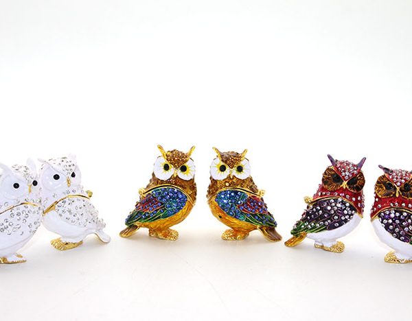 Swarovski 2'li Baykuş Model 1