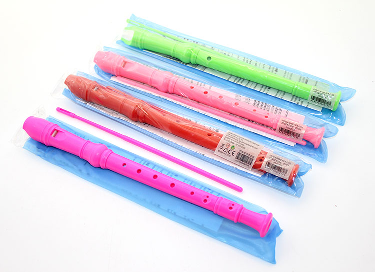 alk2135 Renkli Plastik Flüt - Görsel 1