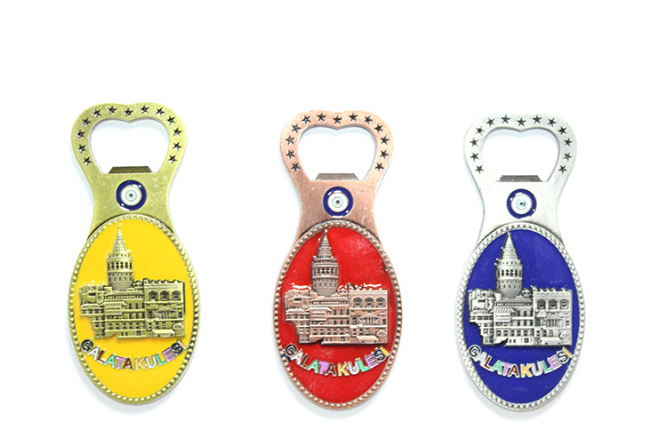 alk2191 Yöresel Galata Kulesi Magnet Ve Açacak - Görsel 1