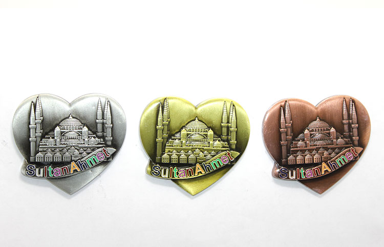 alk2193 Yöresel Sultanahmet Magnet Kalp Tasarımlı - Görsel 1