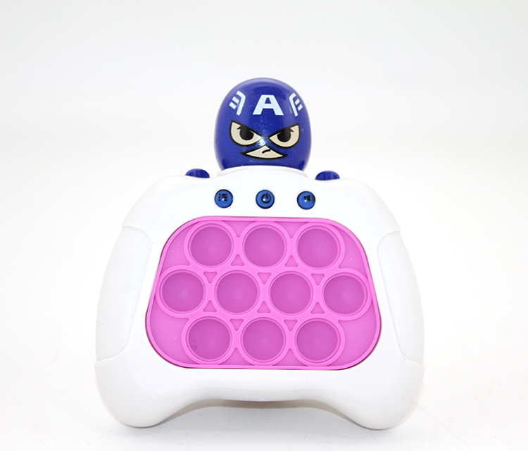 alk2279 Işıklı Müzikli Pop-It Captain America Tasarımlı - Görsel 1