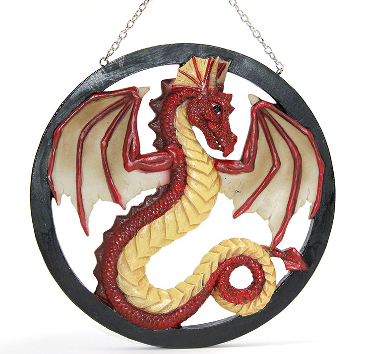 alk2345 Duvara Asmalı Polyester Dragon Pano - Görsel 1