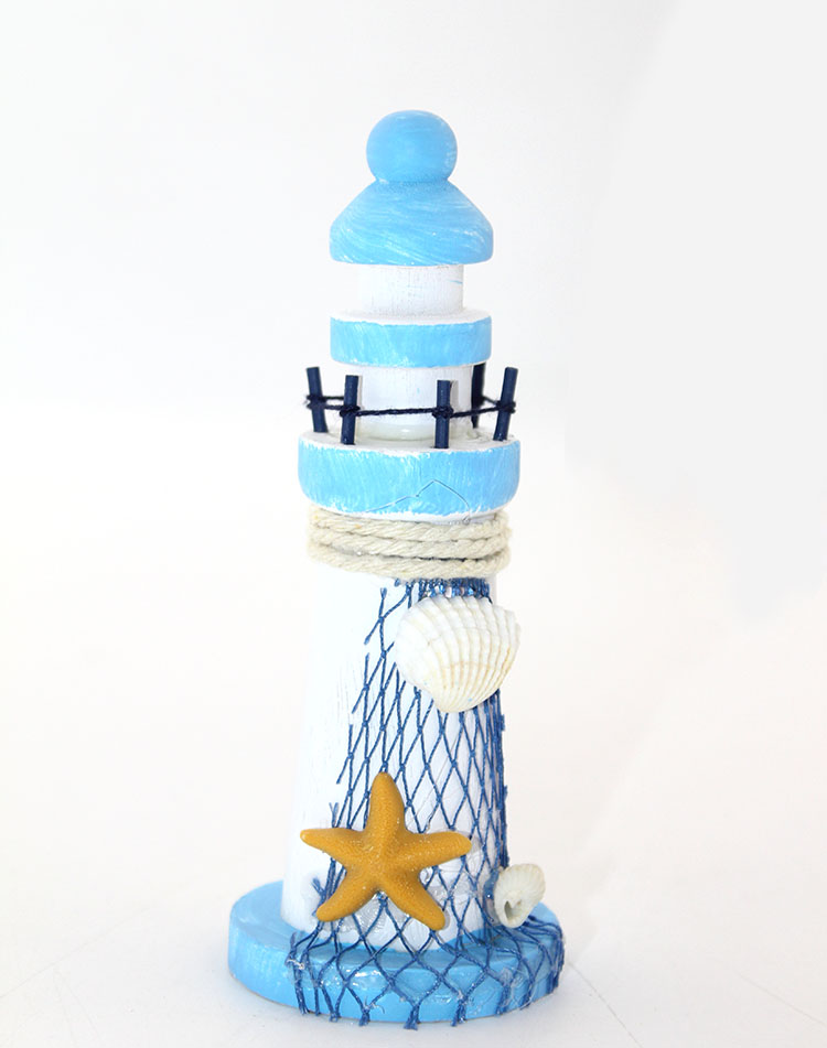 alk2435 Ahşap Marin Deniz Feneri Model 1 - Görsel 1