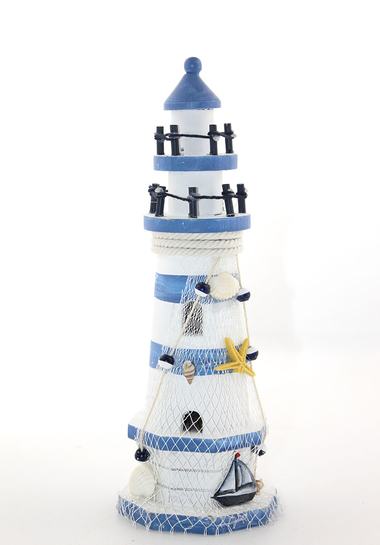 alk2444 Ahşap Marin Deniz Feneri Model 8 - Görsel 1