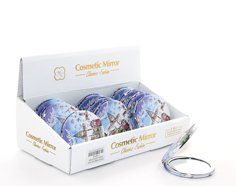 alk2479a Taşlı İstanbul Tasarımı El Aynası İnce Model 21 - Görsel 1