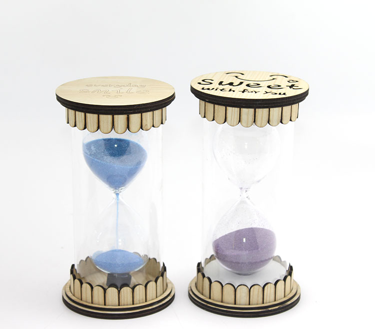 alk2500 Ahşap Kum Saati Model 2 - Görsel 1