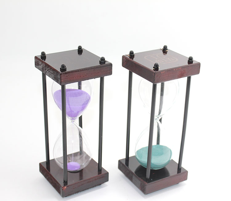 alk2508 Ahşap Kum Saati 10 DK Model 3 - Görsel 1